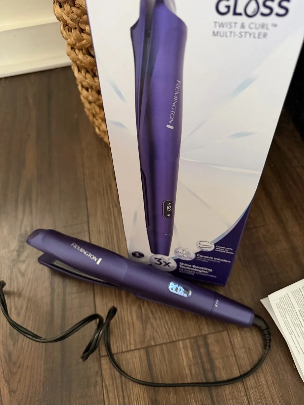 Remington Gloss Twist & Curl Multi Styler Brand New